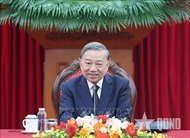 លោក To Lam អគ្គលេខាបក្ស ជួបពិភាក្សាការងារជាមួយសម្តេចតេជោ ហ៊ុន សែន ប្រធានគណបក្សប្រជាជនកម្ពុជា តាមប្រព័ន្ធបញ្ជូនរូបភាព និងសំឡេង